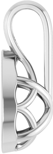 Pakabukas „Solitaire“ 14k white gold Pear 9mm x 6mm (3)