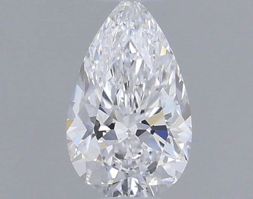 0.3 carat D-VS2 Natūralus Pear Deimantas (1)