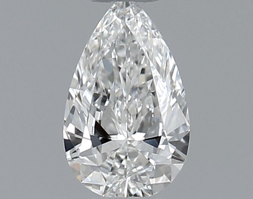0.3 carat E-VVS2 Natūralus Pear Deimantas (1)