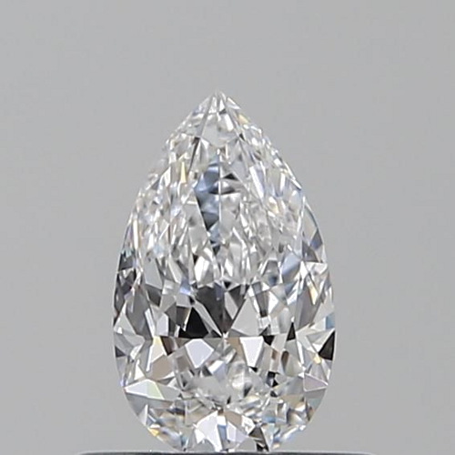 0.41 carat D-VVS2 Natūralus Pear Deimantas (1)