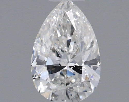 0.3 carat D-SI2 Natūralus Pear Deimantas (1)