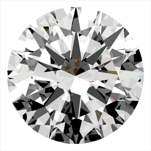 0.3 carat D-VS2 Very Good cut Natūralus Round Deimantas (1)
