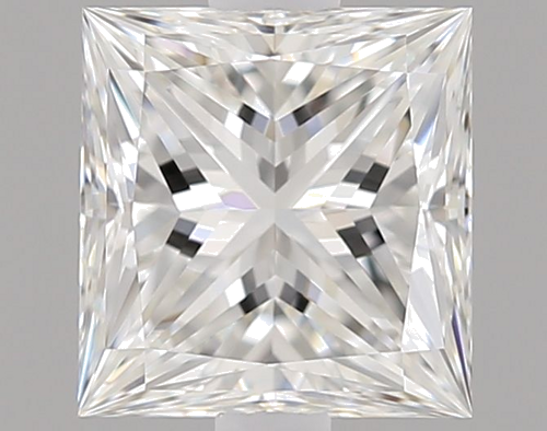 0.6 carat F-VS1 Natūralus Princess Deimantas (1)