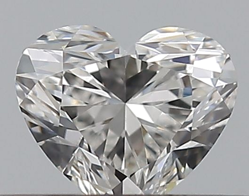 0.31 carat F-VVS1 Natūralus Heart Deimantas (1)