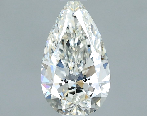 0.55 carat H-VVS1 Natūralus Pear Deimantas (1)