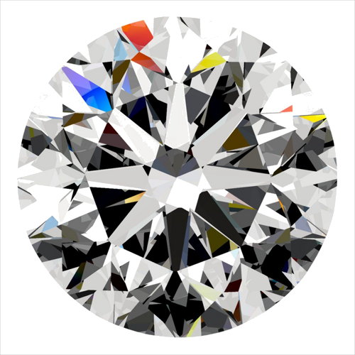0.3 carat D-VS2 Very Good cut Natūralus Round Deimantas (1)
