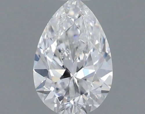 0.32 carat D-VS2 Natūralus Pear Deimantas (1)