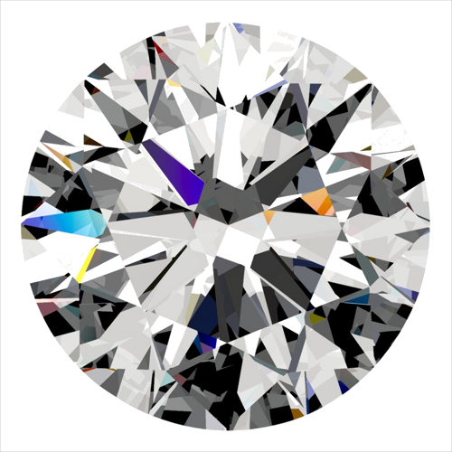 0.3 carat G-SI2 Excellent cut Natūralus Round Deimantas (1)