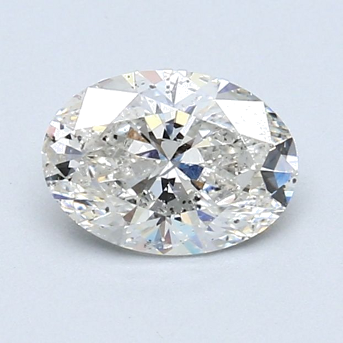 1.01 carat G-SI2 Natūralus Oval Deimantas (1)