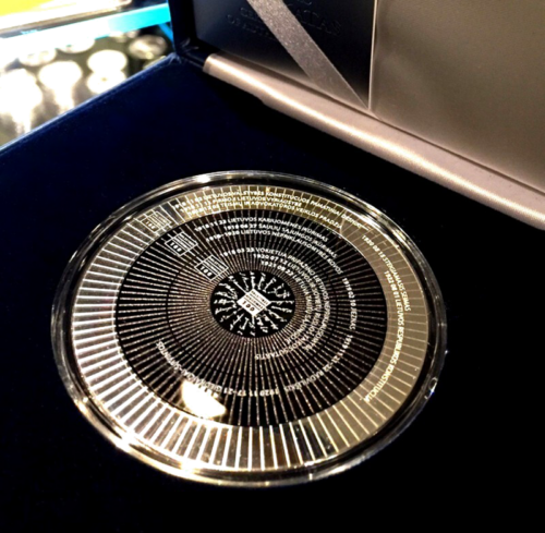 2018 Lietuvas 100 gadu Jubilejas Zelta un Sudraba Monētas (5)