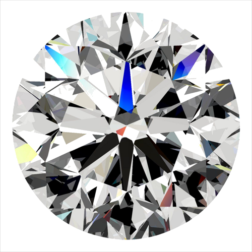 0.4 carat H-VS1 GD cut Natūralus Round Deimantas (1)