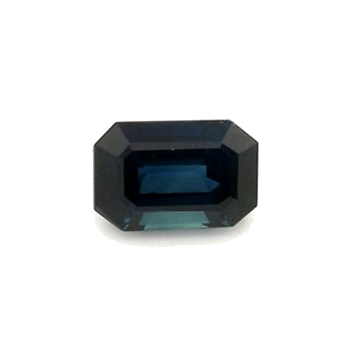 0.76 carat BLUE STEP cut Octagonal Safyras (1)