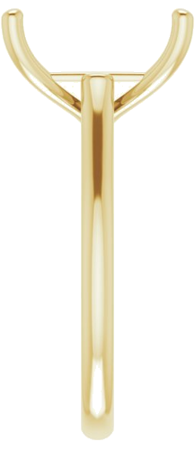 Sužadėtuvių Žiedas „Solitaire“ 585 Geltonojo Aukso Emerald 12mm x 10mm (4)