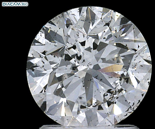 2.01 carat F-SI2 Excellent cut Natūralus Round Deimantas (1)
