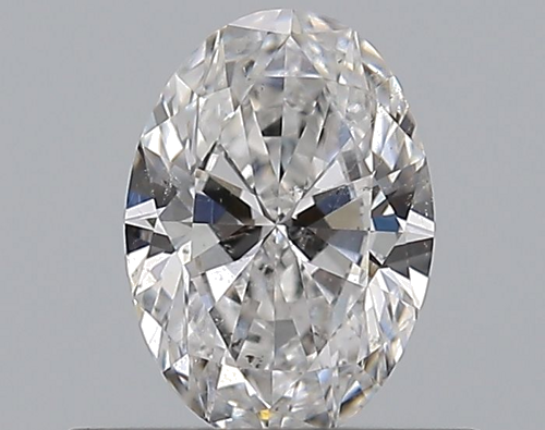 0.46 carat D-SI2 Natūralus Oval Deimantas (1)