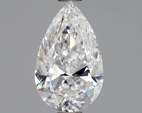 0.9 carat D-VS1 Natūralus Pear Deimantas (1)