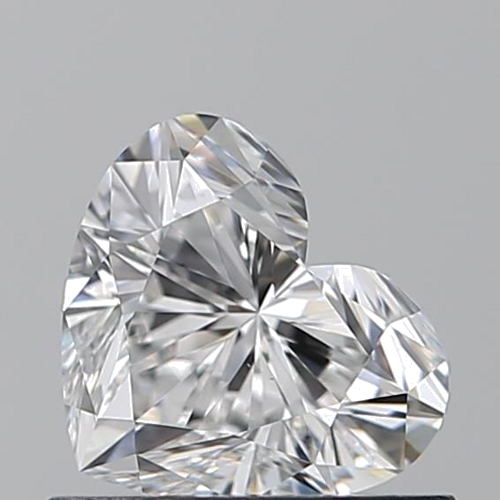 0.71 carat D-VS2 Natūralus Heart Deimantas (1)