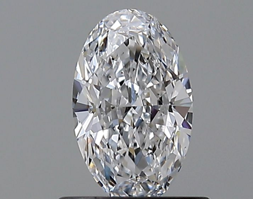 0.5 carat D-VS2 Natūralus Oval Deimantas (1)