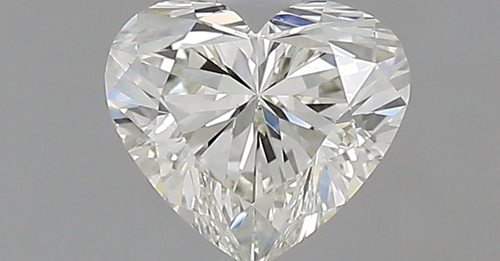 0.7 carat K-VS2 Natūralus Heart Deimantas (1)