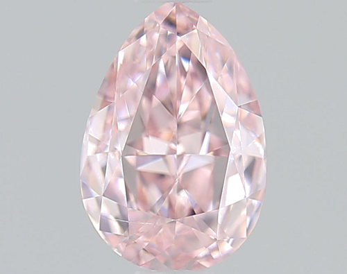 0.5 carat Fancy Pink-SI2 Natūralus Pear Deimantas (1)