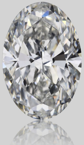 1.7 carat F-SI1 Natūralus Oval Deimantas (1)