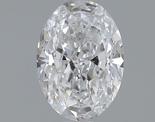 1.0 carat D-SI1 Natūralus Oval Deimantas (1)