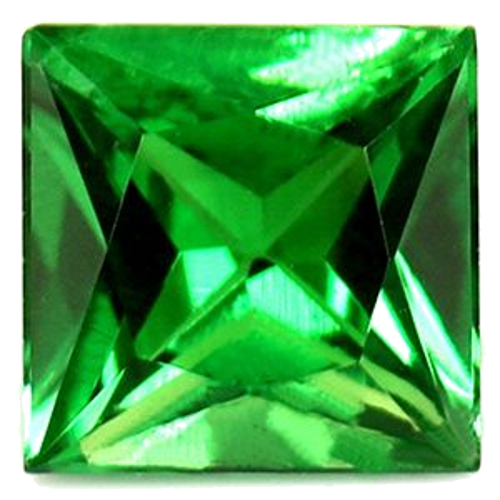 0.65 carat GREEN Square Garnet (1)