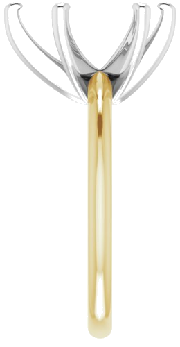 Sužadėtuvių Žiedas „Solitaire“ 585 Baltojo Ir Geltonojo Aukso Pear Shape 12mm x 8mm (4)