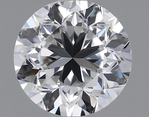0.5 carat H-VVS1 Fair cut Natūralus Round Deimantas (1)