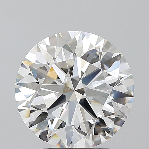 3.01 carat G-SI2 Excellent cut Natūralus Round Deimantas (1)
