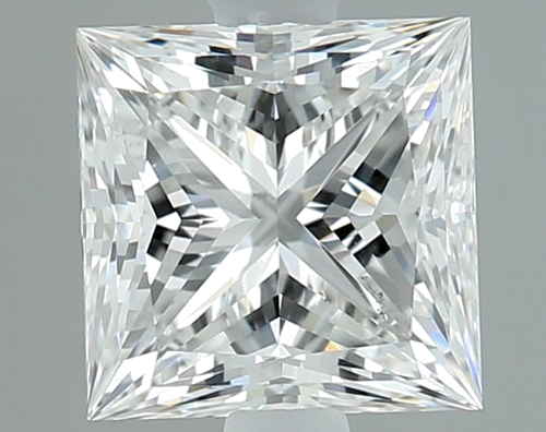 1.01 carat F-VS2 Natūralus Princess Deimantas (1)