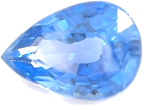 0.58 carat BLUE Pear Safyras (1)