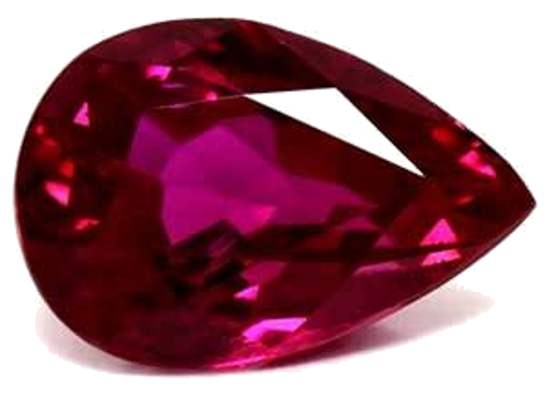 0.63 carat RED Pear Rubinas (1)