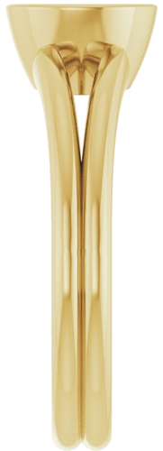 Sužadėtuvių Žiedas „Bezel-Set Solitaire“ 10k yellow gold Round 6.5mm (4)