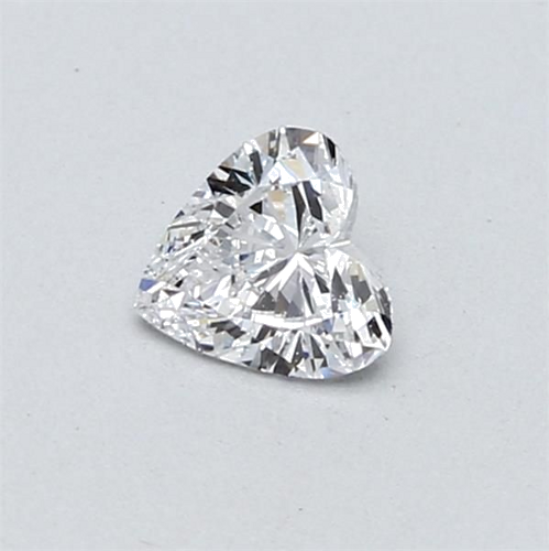0.38 carat D-VVS1 Natūralus Heart Deimantas (1)