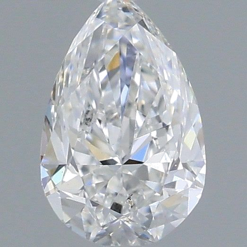 0.3 carat E-SI2 Natūralus Pear Deimantas (1)