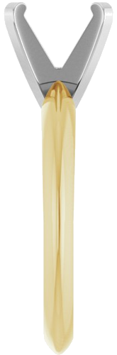 Sužadėtuvių Žiedas „Lightweight Solitaire“ 14k yellow/white gold Round 8mm (4)