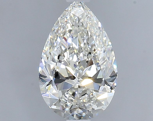 1.0 carat G-VS2 Natūralus Pear Deimantas (1)