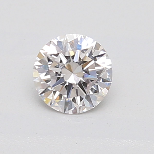 0.5 carat Faint Pink-SI1 GD cut Natūralus Round Deimantas (1)