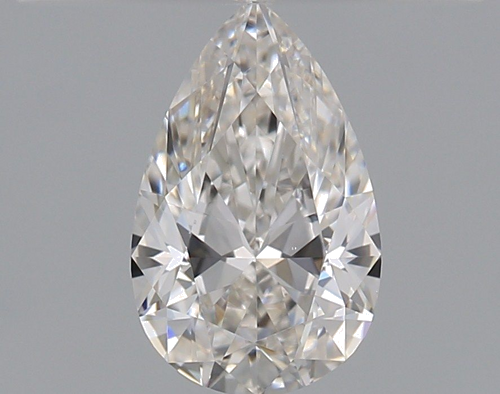 0.7 carat H-SI1 Natūralus Pear Deimantas (1)