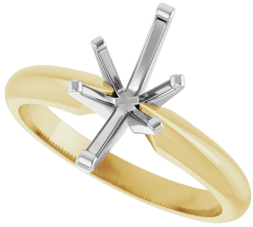 Sužadėtuvių Žiedas „Solitaire“ 14k yellow/white gold Marquise 10.5mm x 5.5mm (5)