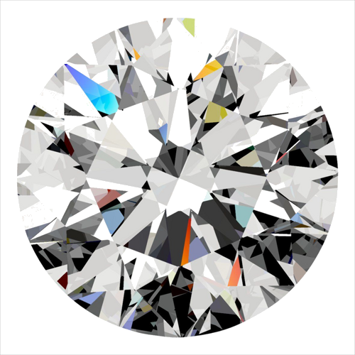0.3 carat H-SI1 Excellent cut Natūralus Round Deimantas (1)