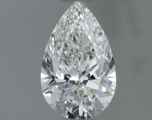 1.0 carat H-VS1 Natūralus Pear Deimantas (1)