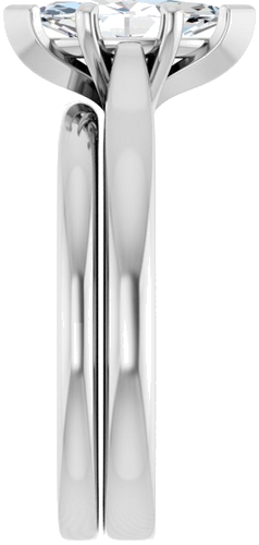 Sužadėtuvių Žiedas 14k white gold Marquise 10mm x 5mm (9)