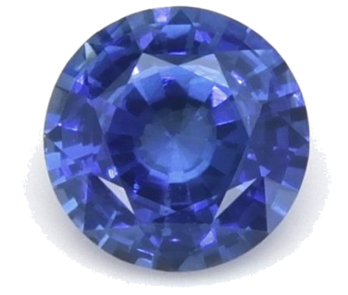 0.54 carat BLUE Round Safyras (1)