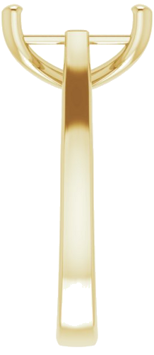 Sužadėtuvių Žiedas „Solitaire“ 585 Geltonojo Aukso Emerald 11mm x 9mm (4)