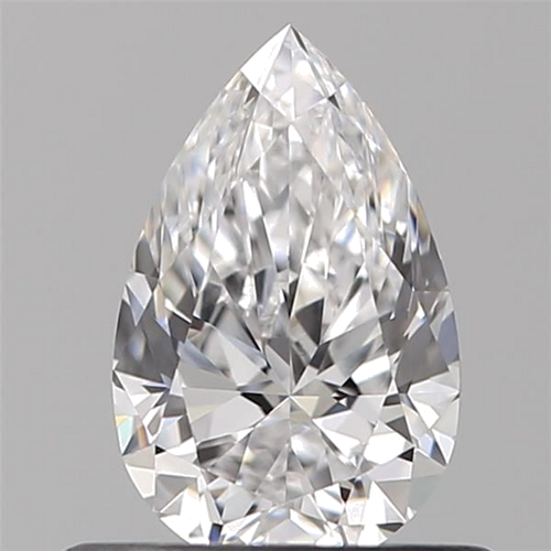0.51 carat D-VVS1 Natūralus Pear Deimantas (1)