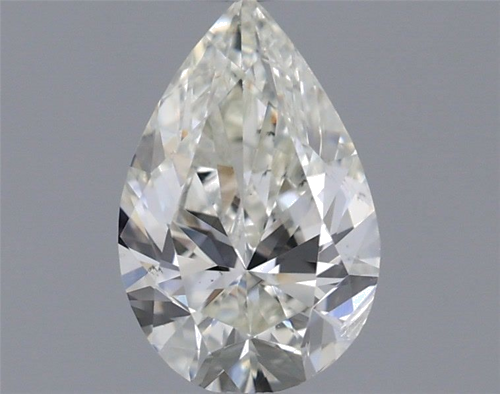 0.5 carat J-SI2 Natūralus Pear Deimantas (1)