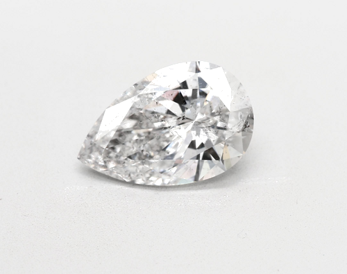 3.02 carat G-SI2 Natūralus Pear Deimantas (1)