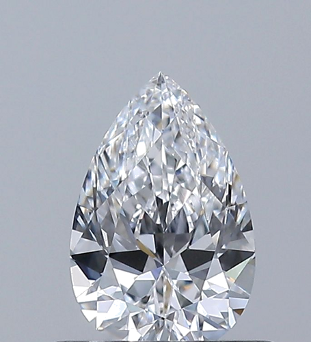 0.51 carat D-VVS2 Natūralus Pear Deimantas (1)